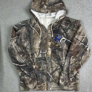 Realtree Outfitters Kentucky Wildcats Hoodie Camo Zippered Sweatshirt Small